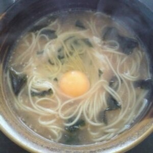 生卵ラーメン★